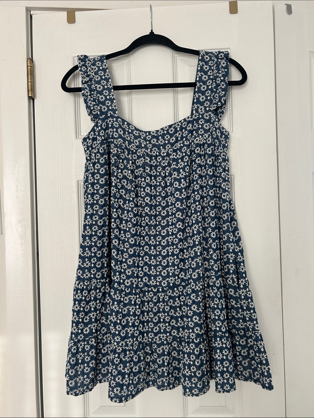 Storia Blue Floral Mini Dress